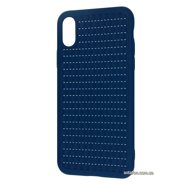 Чехол-накладка Baseus BV Weaving case 2 Generation для iPhone X / Xs Синий 1012520 фото