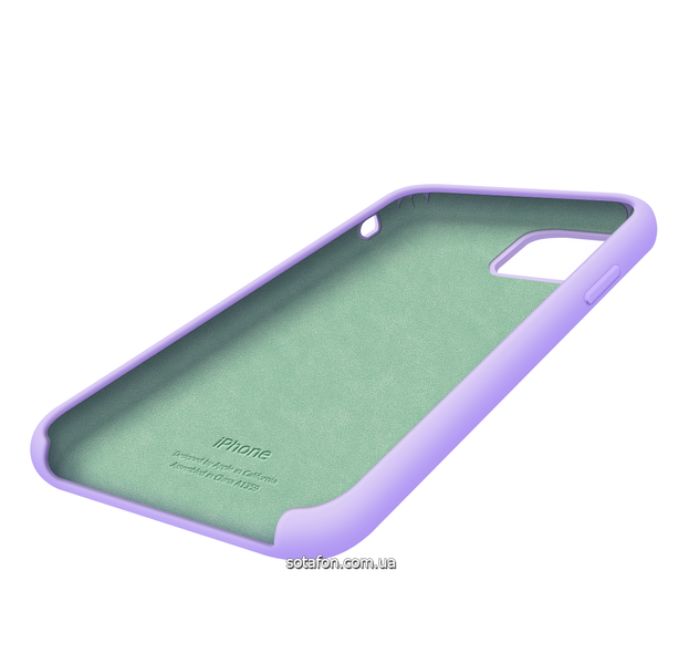 Чохол-накладка Silicone Case (AA) для iPhone 11 Світло-фіолетовий 0088576299p фото | SOTAFON
