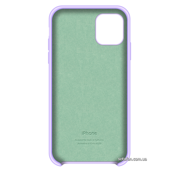 Чохол-накладка Silicone Case (AA) для iPhone 11 Світло-фіолетовий 0088576299p фото | SOTAFON
