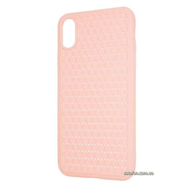 Чехол-накладка Baseus BV Weaving case 2 Generation для iPhone X / Xs Розовый 1012521 фото