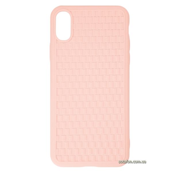 Чехол-накладка Baseus BV Weaving case 2 Generation для iPhone X / Xs Розовый 1012521 фото