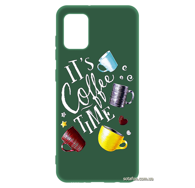 Чехол-накладка Silicone Art для Samsung Galaxy A31 SM-A315F (It's Coffee Time) 0088576213p фото