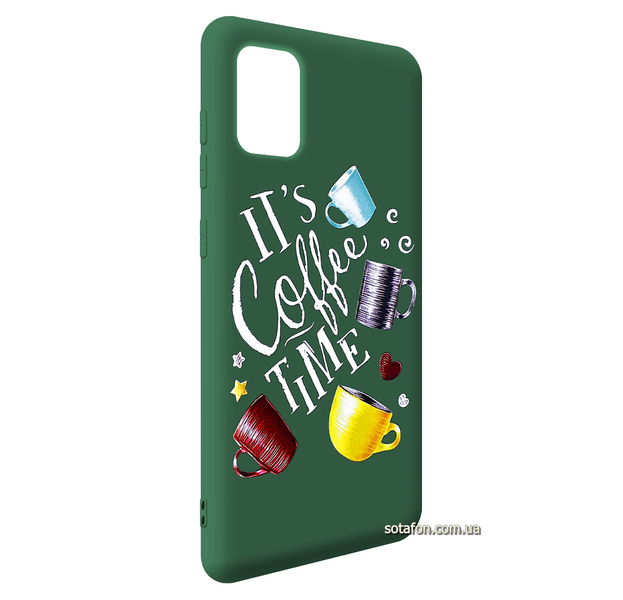 Чохол-накладка Silicone Art для Samsung Galaxy A31 SM-A315F (It's Coffee Time) 0088576213p фото