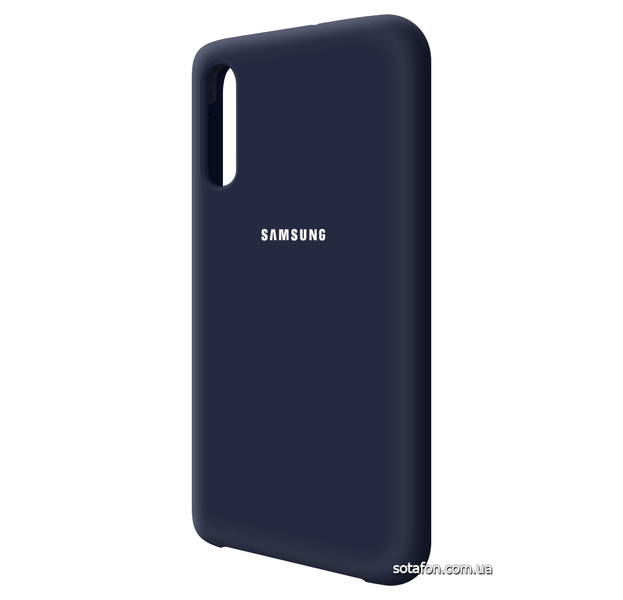Чохол-накладка Silicone Cover (AA) для Samsung Galaxy A30s SM-A307F / A50 SM-A505F / A50s SM-A507F Темно-синій 0088576253p фото | SOTAFON
