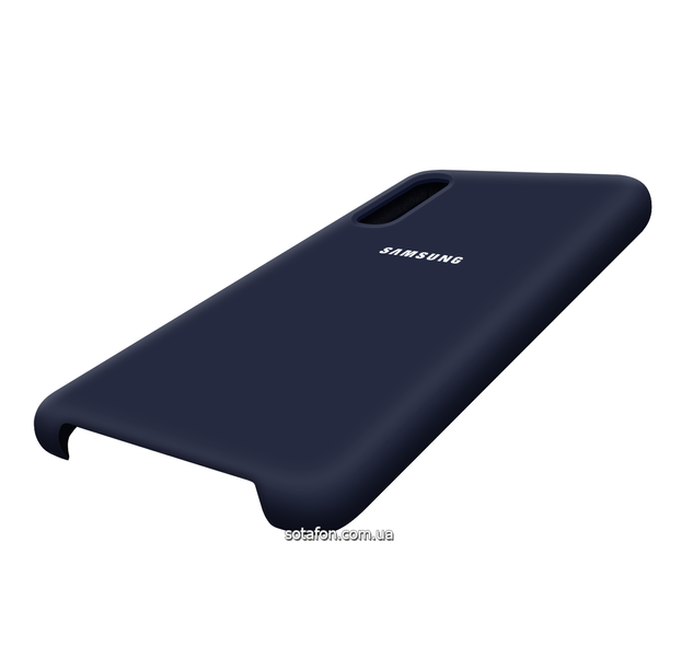 Чохол-накладка Silicone Cover (AA) для Samsung Galaxy A30s SM-A307F / A50 SM-A505F / A50s SM-A507F Темно-синій 0088576253p фото | SOTAFON