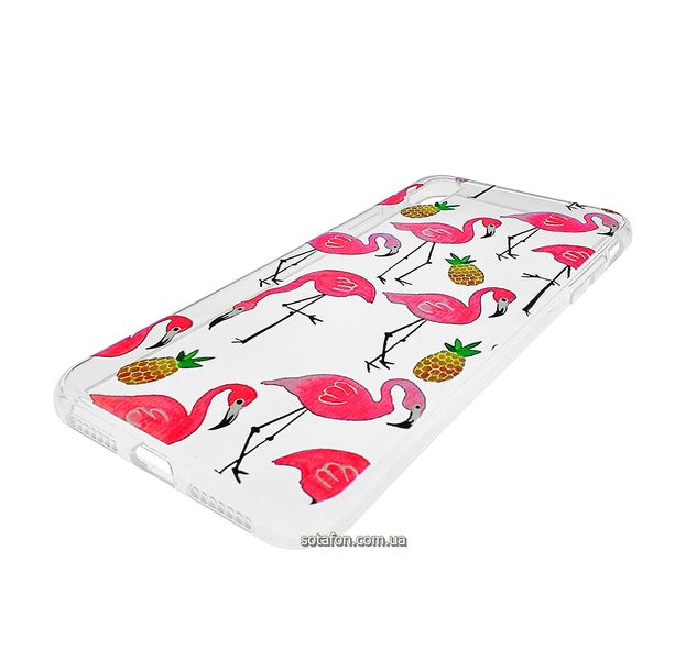 Чехол-накладка TPU Lovely Case Young Style для iPhone Xs Max (Фламинго) 1012545 фото