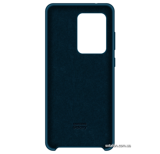 Чехол-накладка Silicone Cover (AA) для Samsung Galaxy S20 Ultra SM-G988 Синий 0088576301p фото | SOTAFON