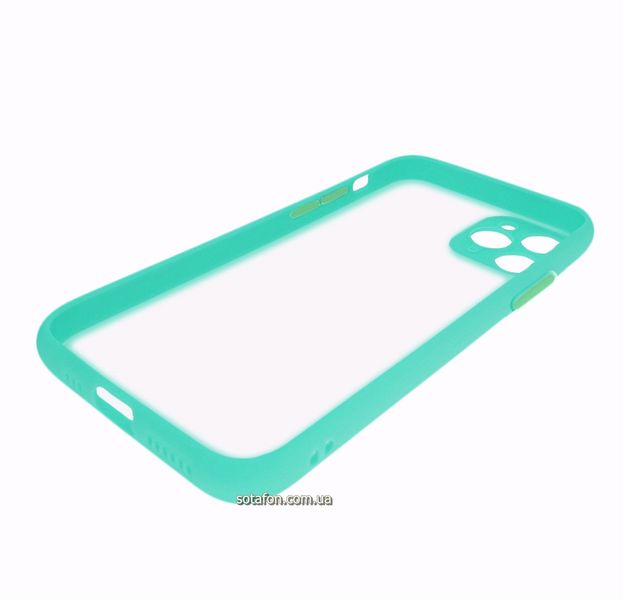 Чехол-накладка TPU+PC Shadow Matte Case New для iPhone 11 Pro Мятный / Салатовый 1012548 фото