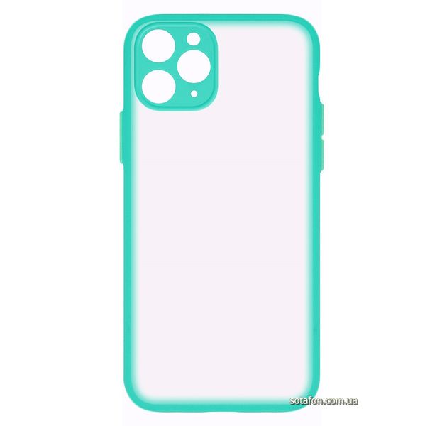 Чехол-накладка TPU+PC Shadow Matte Case New для iPhone 11 Pro Мятный / Салатовый 1012548 фото