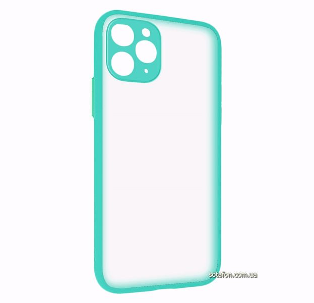 Чехол-накладка TPU+PC Shadow Matte Case New для iPhone 11 Pro Мятный / Салатовый 1012548 фото