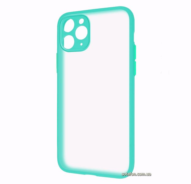 Чехол-накладка TPU+PC Shadow Matte Case New для iPhone 11 Pro Мятный / Салатовый 1012548 фото