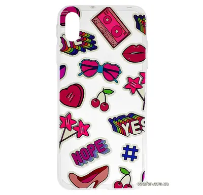 Чохол-накладка TPU Lovely Case Young Style для iPhone Xs Max (Lips)