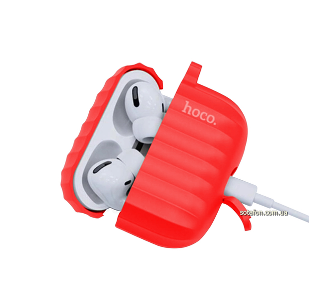 Чехол для наушников Hoco WB20 для AirPods Pro Красный 0088576188p фото