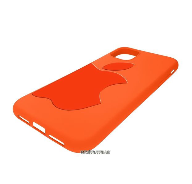 Чехол-накладка TPU Big Apple Case для iPhone 11 Оранжевый 1001000346 фото