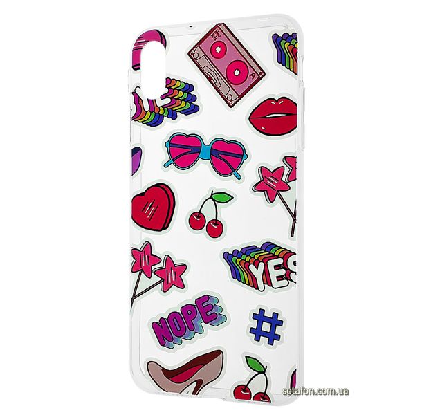 Чохол-накладка TPU Lovely Case Young Style для iPhone Xs Max (Lips) 1012564 фото