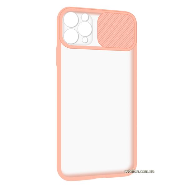 Чохол-накладка TPU+PC Camera Protect Matte Case для iPhone 11 Pro Max Рожевий пісок 1001000315 фото