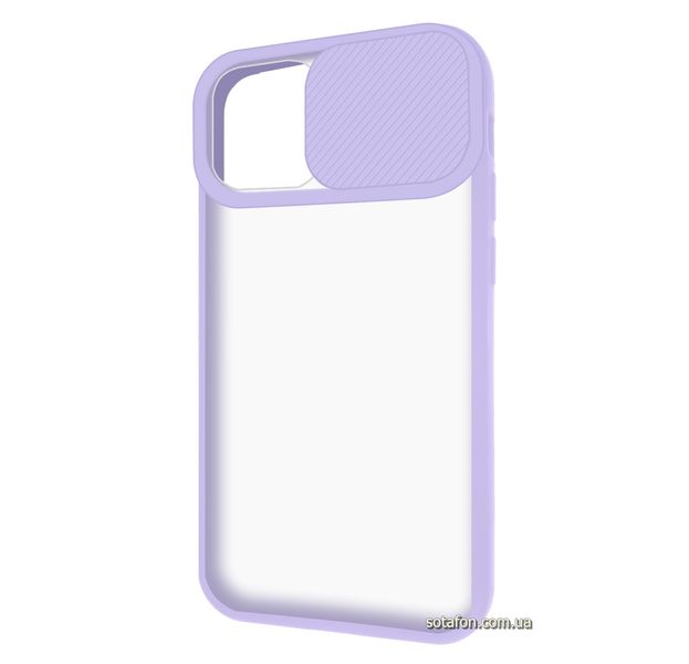 Чохол-накладка TPU+PC Camera Protect Matte Case для iPhone 12 mini Фіолетовий 1001000325 фото