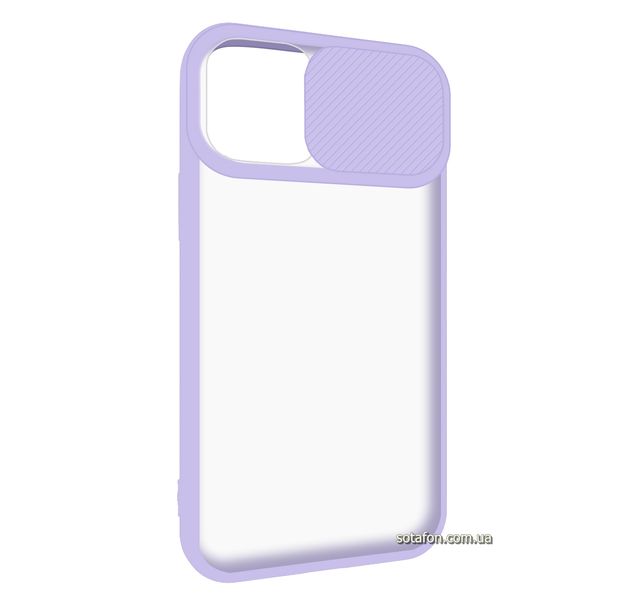 Чехол-накладка TPU+PC Camera Protect Matte Case для iPhone 12 mini Фиолетовый 1001000325 фото