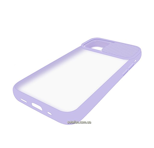 Чохол-накладка TPU+PC Camera Protect Matte Case для iPhone 12 mini Фіолетовий 1001000325 фото