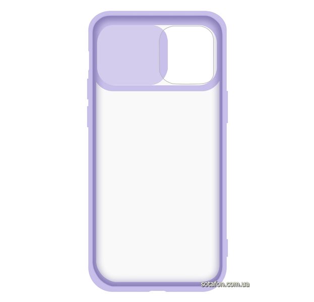 Чохол-накладка TPU+PC Camera Protect Matte Case для iPhone 12 mini Фіолетовий 1001000325 фото