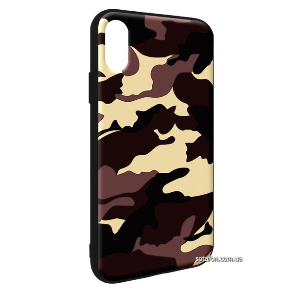 Чохол-накладка TPU Camouflage Case для iPhone XR Коричневий 1001000376 фото