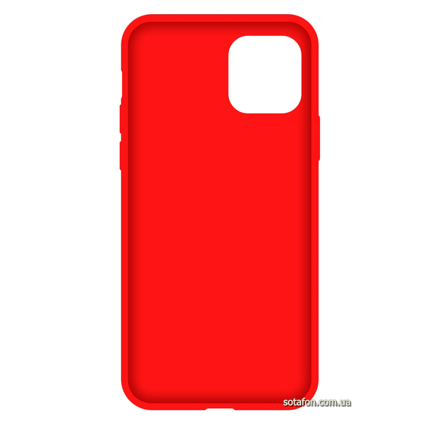 Чехол-накладка TPU TOTO 1mm Matt Case для iPhone 11 Pro Красный 0088576165p фото