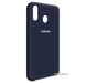 Чехол-накладка Silicone Cover (AA) для Samsung Galaxy M20 SM-M205F Темно-синий 0088576255p фото 4 | SOTAFON