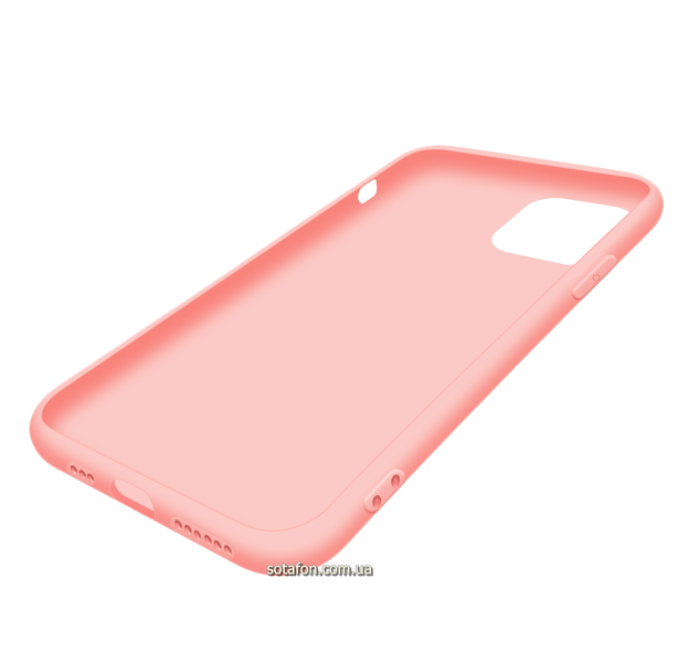 Чохол-накладка TPU TOTO 1mm Matt Case для iPhone 11 Pro Рожевий 0088576166p фото