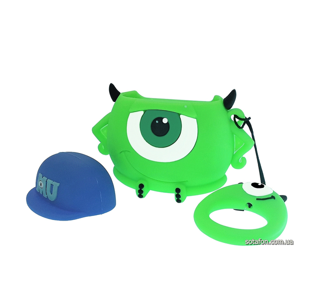 Чехол для наушников MU Mike Wazowski для AirPods 1 / 2 Зеленый 0088576167p фото