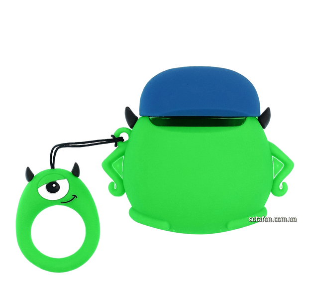 Чехол для наушников MU Mike Wazowski для AirPods 1 / 2 Зеленый 0088576167p фото