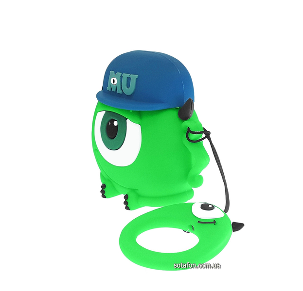 Чехол для наушников MU Mike Wazowski для AirPods 1 / 2 Зеленый 0088576167p фото