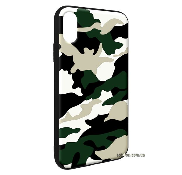 Чехол-накладка TPU Camouflage Case для iPhone XR Белый 1001000378 фото