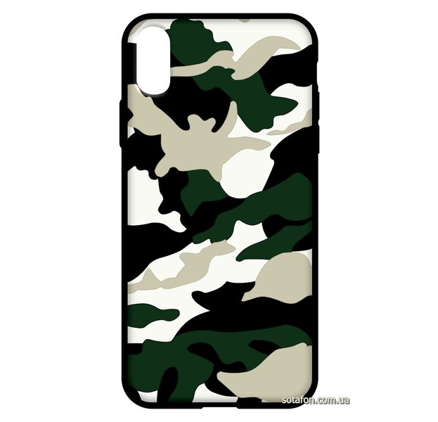 Чехол-накладка TPU Camouflage Case для iPhone XR Белый 1001000378 фото