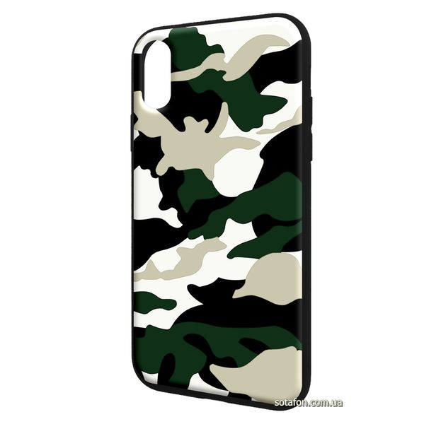 Чехол-накладка TPU Camouflage Case для iPhone XR Белый 1001000378 фото