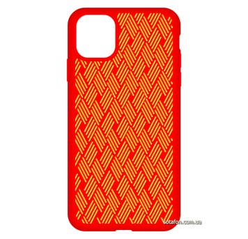 Чохол-накладка Silicone Weaving Case для iPhone 11 Червоний 1012550 фото