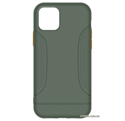 Чохол-накладка TPU Hoco Warrior Series Case для iPhone 11 Pro Темно-зелений 0088576218p фото