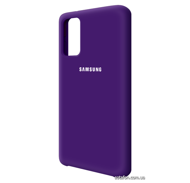 Чохол-накладка Silicone Cover (AA) для Samsung Galaxy S20 4G SM-G980F / S20 5G SM-G981B Фіолетовий 0088576305p фото | SOTAFON