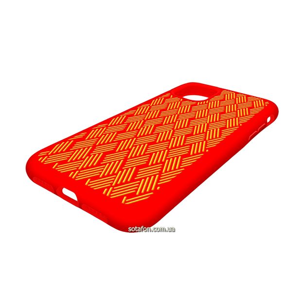 Чехол-накладка Silicone Weaving Case для iPhone 11 Красный 1012550 фото