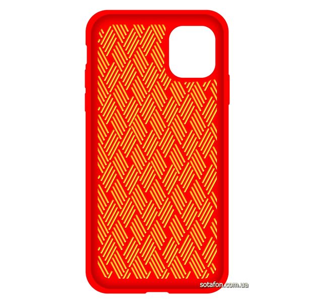 Чехол-накладка Silicone Weaving Case для iPhone 11 Красный 1012550 фото