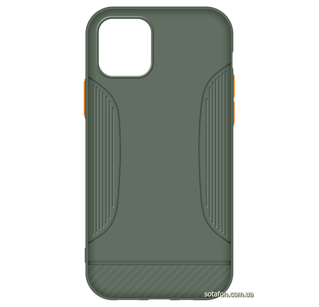 Чехол-накладка TPU Hoco Warrior Series Case для iPhone 11 Pro Темно-зеленый 0088576218p фото