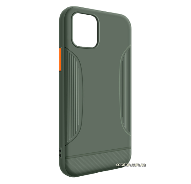 Чехол-накладка TPU Hoco Warrior Series Case для iPhone 11 Pro Темно-зеленый 0088576218p фото