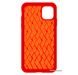 Чехол-накладка Silicone Weaving Case для iPhone 11 Красный 1012550 фото 2