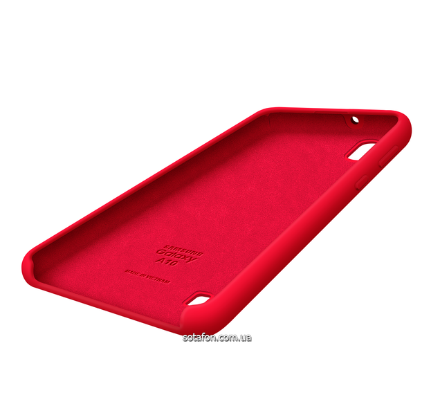 Чехол-накладка Silicone Cover (AA) для Samsung Galaxy A10 SM-A105F Малиновый 0088576306p фото | SOTAFON