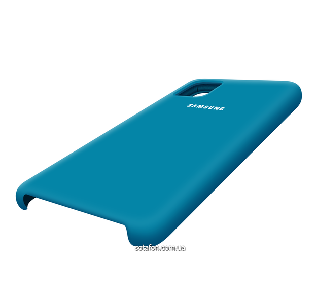 Чехол-накладка Silicone Cover (AA) для Samsung Galaxy A31 SM-A315F Синий 0088576259p фото | SOTAFON