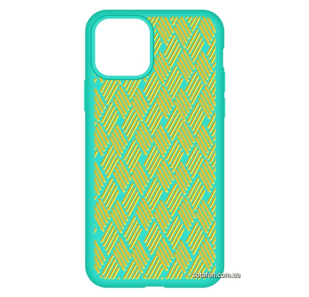 Чехол-накладка Silicone Weaving Case для iPhone 11 Pro Бирюзовый 1012551 фото