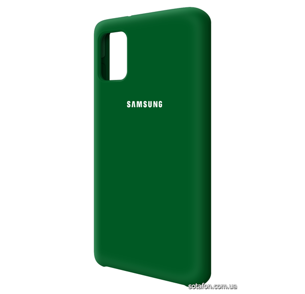 Чохол-накладка Silicone Cover (AA) для Samsung Galaxy A31 SM-A315F Зелений 0088576260p фото | SOTAFON