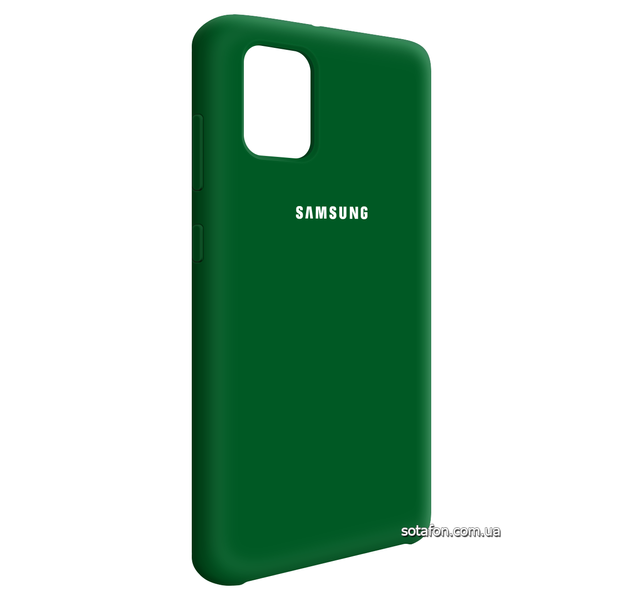 Чохол-накладка Silicone Cover (AA) для Samsung Galaxy A31 SM-A315F Зелений 0088576260p фото | SOTAFON