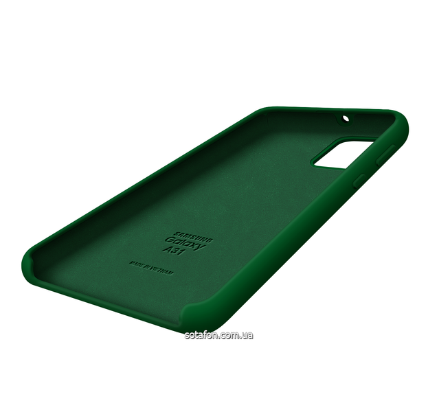 Чохол-накладка Silicone Cover (AA) для Samsung Galaxy A31 SM-A315F Зелений 0088576260p фото | SOTAFON