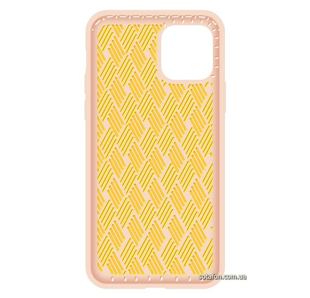 Чохол-накладка Silicone Weaving Case для iPhone 11 Pro Світло-рожевий 1012553 фото