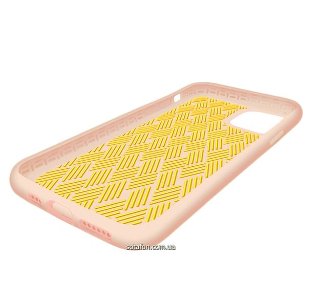 Чехол-накладка Silicone Weaving Case для iPhone 11 Pro Светло-розовый 1012553 фото